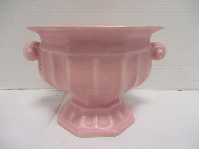 Haeger? Marked USA #N-23 Pink Pottery Planter: 5"