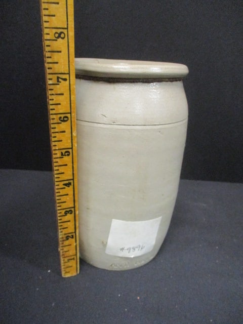 Anthony Heyl Pottery crock Antique Salt Glazed - 4