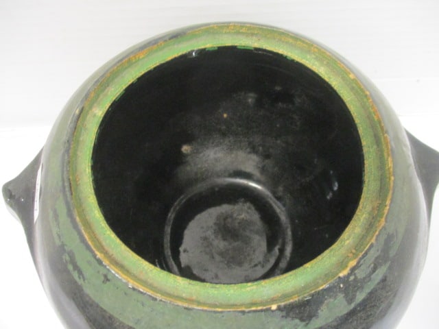 Nelson McCoy Black Pottery Bean Pot Cookie Jar - 4