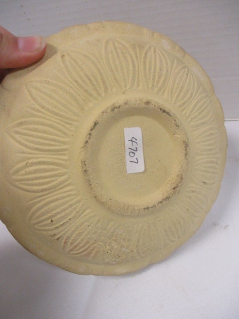 Pottery Miniature Bird Bath - 5