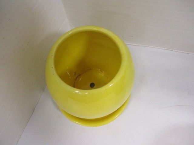 2 Cup Green Mixing Cup, McCoy Yellow Planter,Creamer, - 13