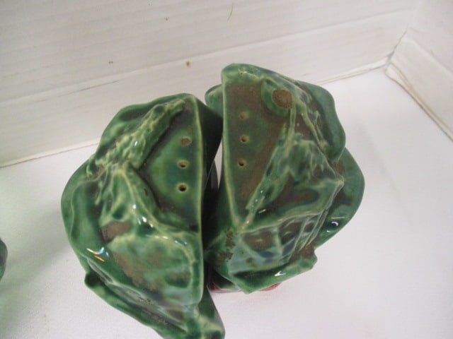 2 Cup Green Mixing Cup, McCoy Yellow Planter,Creamer, - 3