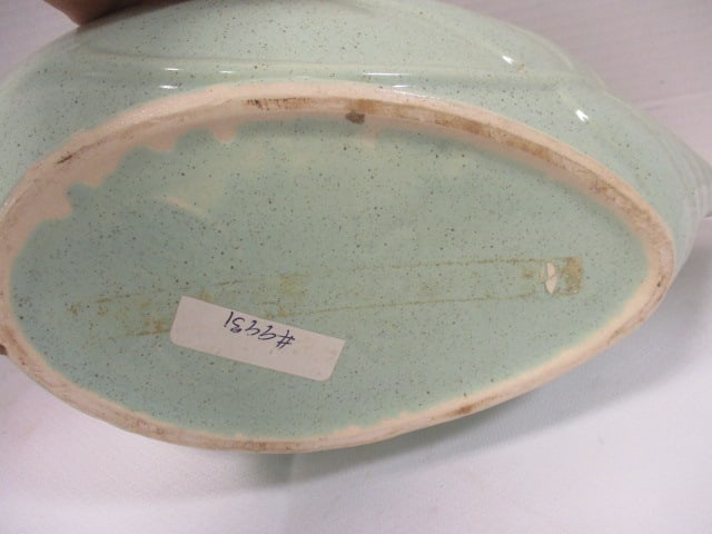 Brush McCoy Green Leaf Shaped Dish - 3
