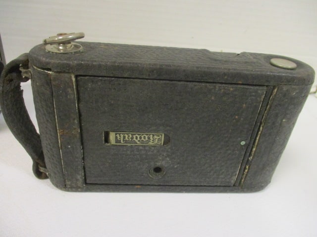 Kodak #A120 Camera & Kodak Brownie Hawkeye Camera - 3