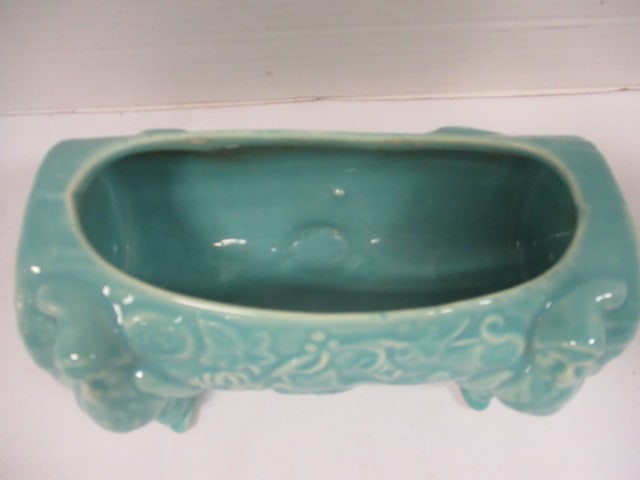 Shawnee Pottery Gnome & Log Planter - 2