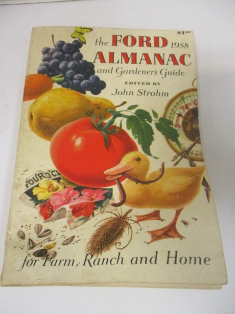 The Ford Almanac & Gardener's Guide (1958 & 1959) by John Strohm - 2