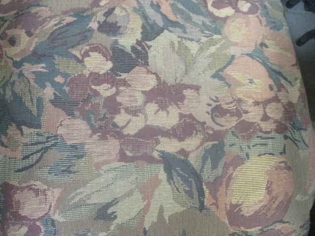 Louis XV Style Floral Tapestry Upholstered Armchair - 5
