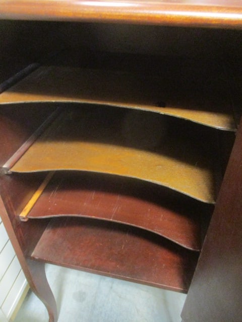 Antique Sheet Music Cabinet w/Marquetry Inlay - 3