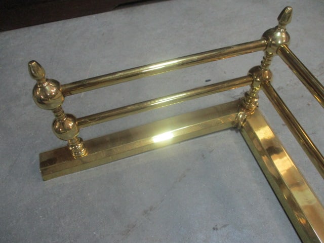 Brass Fireplace Fender - 2