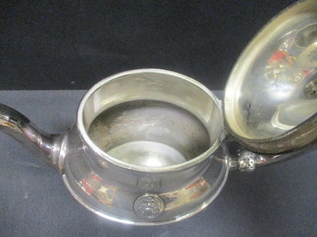 Reed & Barton 'Hotel Bassert' Teapot/Creamer & Great Britain - 5