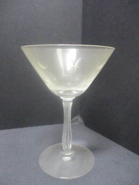 Lady Hilton Pattern Tiffin? Crystal Stems - 6