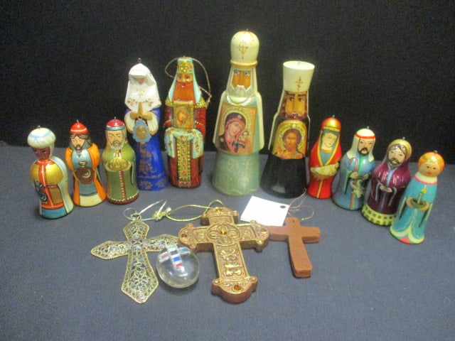 Russian Orthodox Handpainted Religious Ornaments (1 of 7)