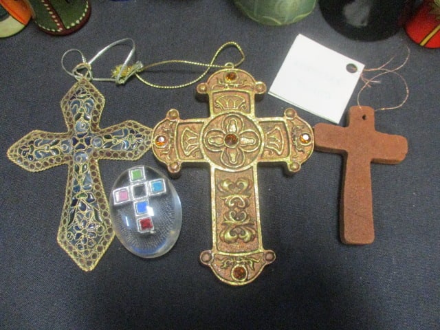 Russian Orthodox Handpainted Religious Ornaments - 2