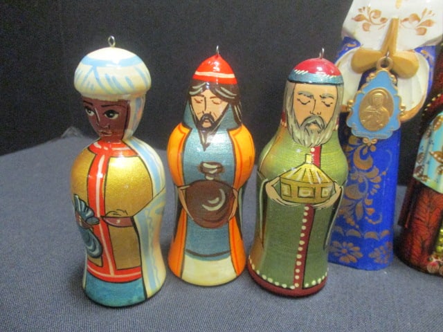 Russian Orthodox Handpainted Religious Ornaments - 4