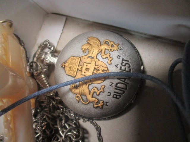 MOP Crosses & 'Railroad Crest', Crucifix Necklaces, Pendants, - 4