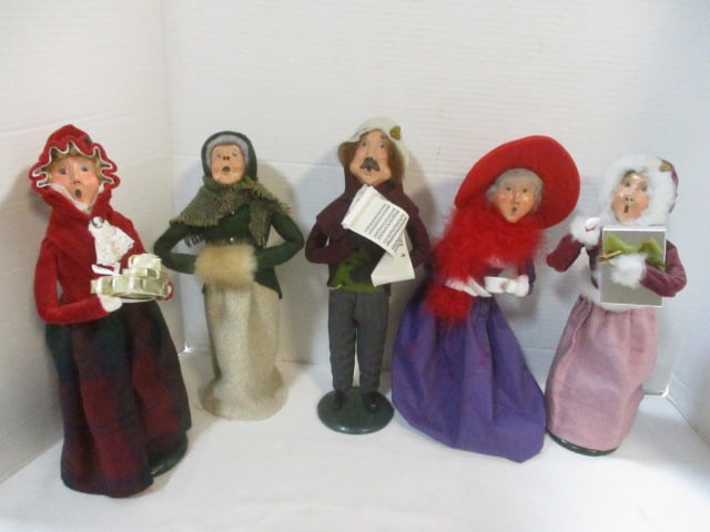 Byer's Choice (Lot of 5) Carolers: 12"