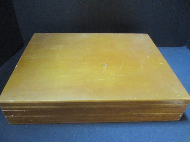 National Silver Co. Silverplate Flatware in Wood Case - 8