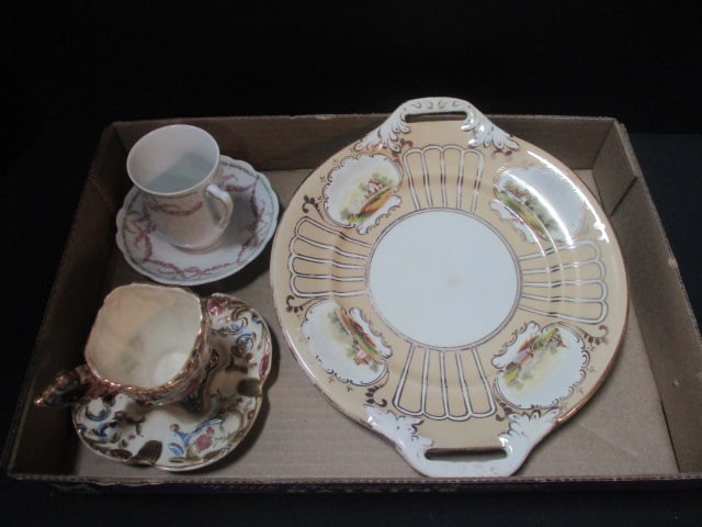 Landscape Scene Serving Plate (9"), Occupied Japan Cup/Saucer, & (1 of 8)