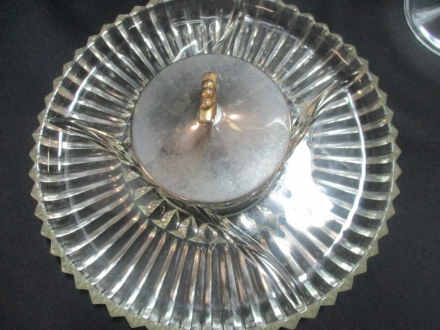 Pedestal Cake Plate w/Lid, Lead Crystal Pedestal Cake Plate, - 3