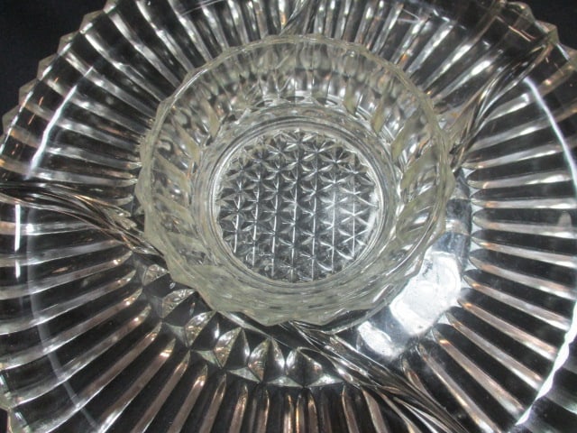 Pedestal Cake Plate w/Lid, Lead Crystal Pedestal Cake Plate, - 4