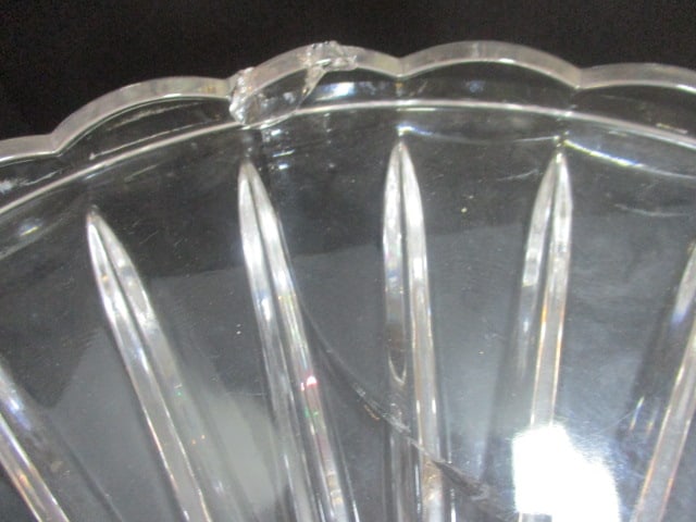 Pedestal Cake Plate w/Lid, Lead Crystal Pedestal Cake Plate, - 8