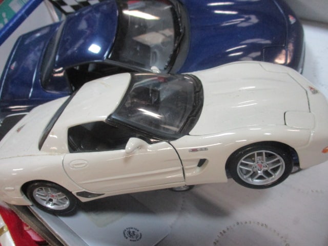 Diecast Corvette & Misc. Corvette Signs Grouping - 2