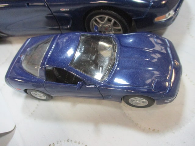 Diecast Corvette & Misc. Corvette Signs Grouping - 3