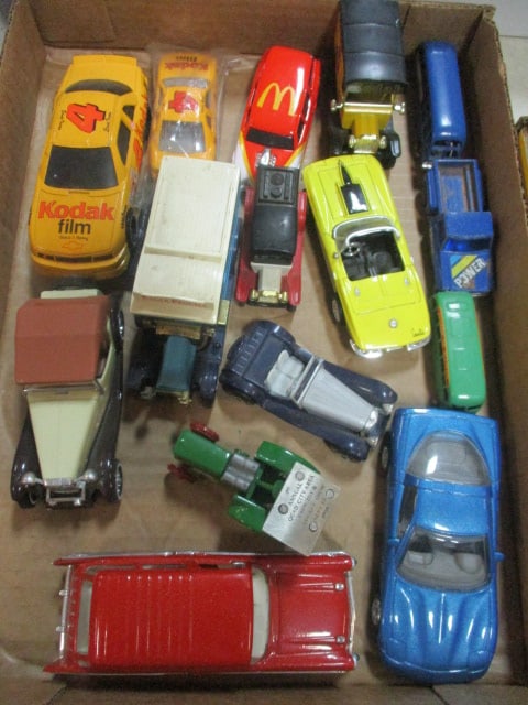 Diecast Cars, Tractor, Race Cars Grouping (1 of 5)