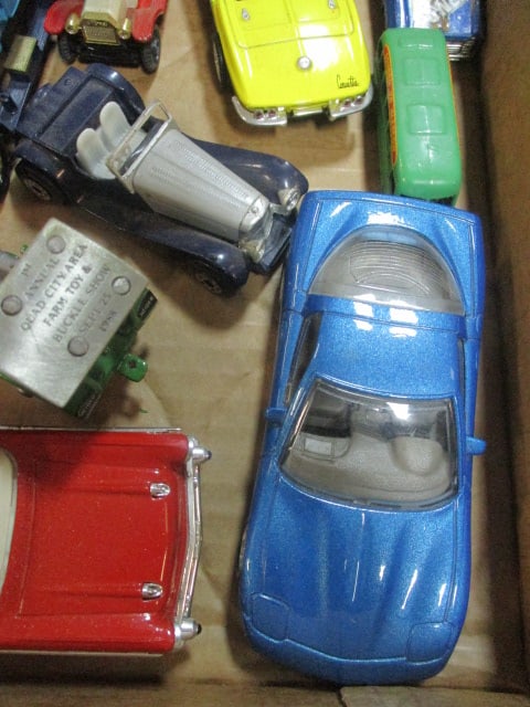 Diecast Cars, Tractor, Race Cars Grouping - 4