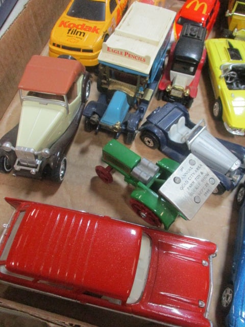 Diecast Cars, Tractor, Race Cars Grouping - 5