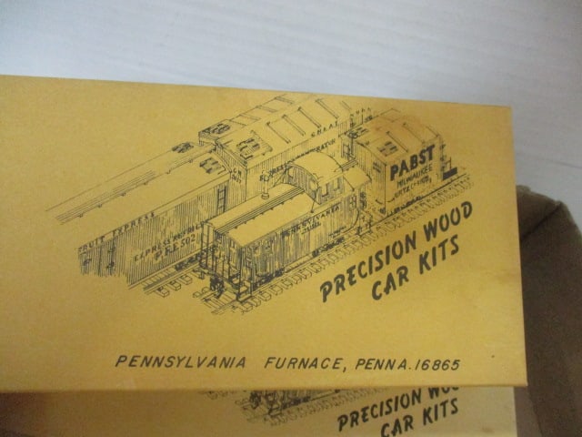 7 Train Car Kits in Boxes - 4