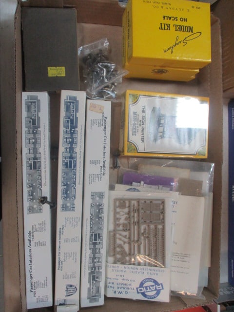 HO Scale Hobby Kits for Trains & Train Wheels: see pictures
