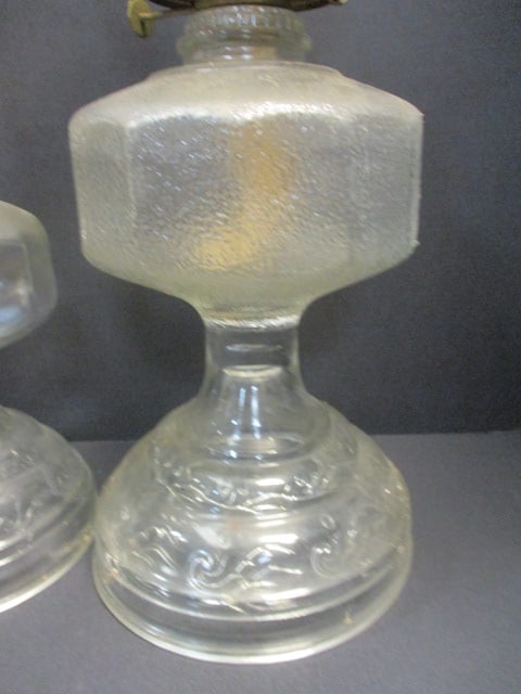 3 Vtg. Kerosene Lamps - 2