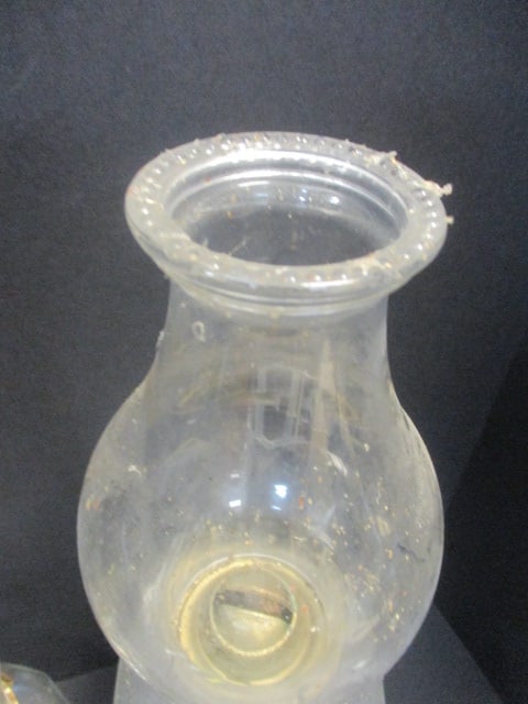 3 Vtg. Kerosene Lamps - 4