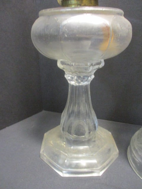 3 Vtg. Kerosene Lamps - 7