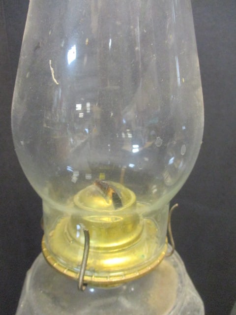 3 Vtg. Kerosene Lamps - 8