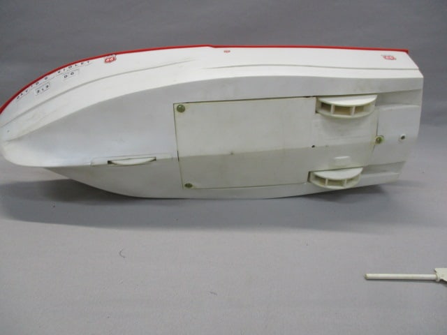 Vintage Phillips 66 Power Yacht with Marina Made From Box - 9