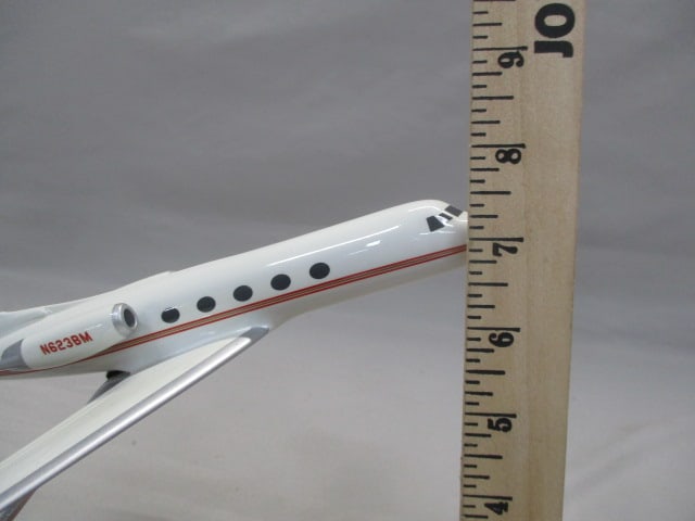 Grumman Gulfstream II Business Jet Desktop Model w/Wood Display Stand - 8