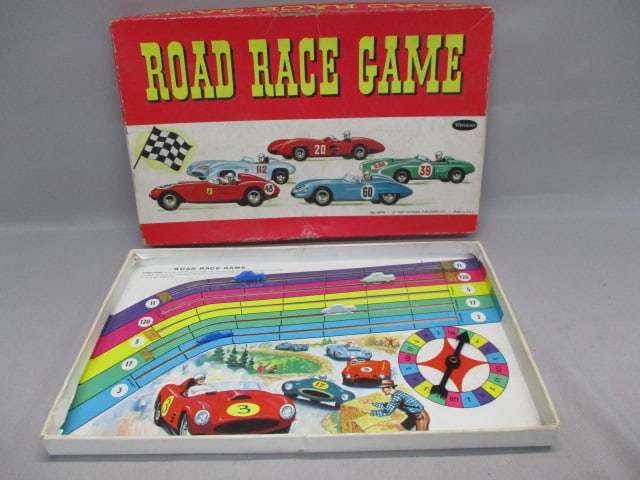 Vintage "Road Race Game" By Whitman: .
