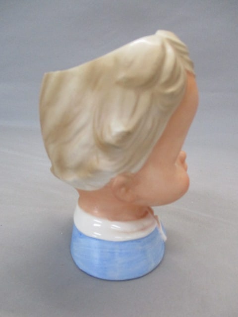 5.5" Brinns #TP2118 Baby Boy Head Vase - 2