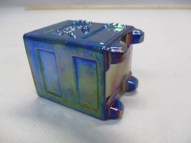 Westmoreland Carnival Glass Safe Candy Container - 3