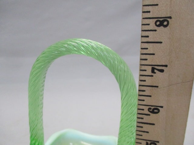 Mosser Green Opalescent Basket - 6