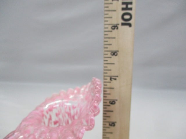 Jefferson Glass Pink Spatter Jack In The Pulpit Vase - 6