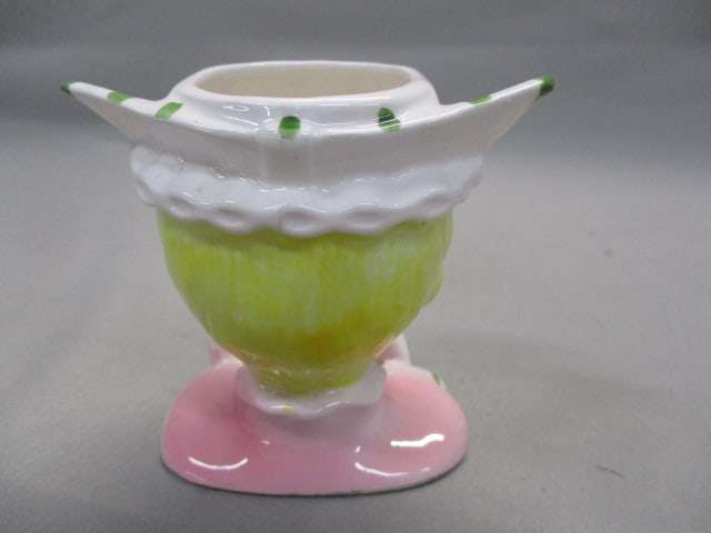 3" Enesco Girl Head Vase Place Card Holder - 3