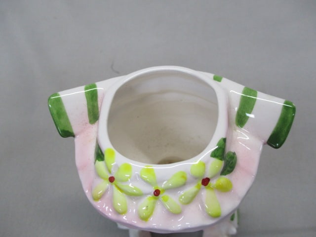 3" Enesco Girl Head Vase Place Card Holder - 5