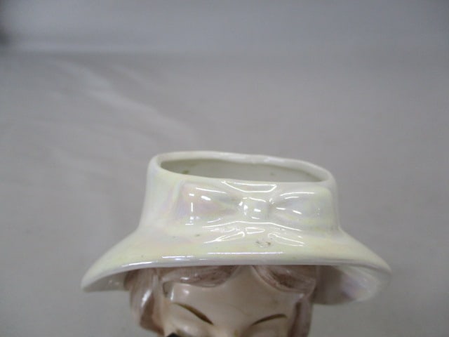 4.5" Lefton #2424 Lady Head Vase - 2