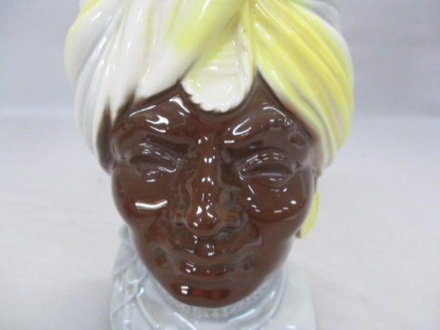 Royal Copley Blackamoor Head Vase/Wall Pocket - 2