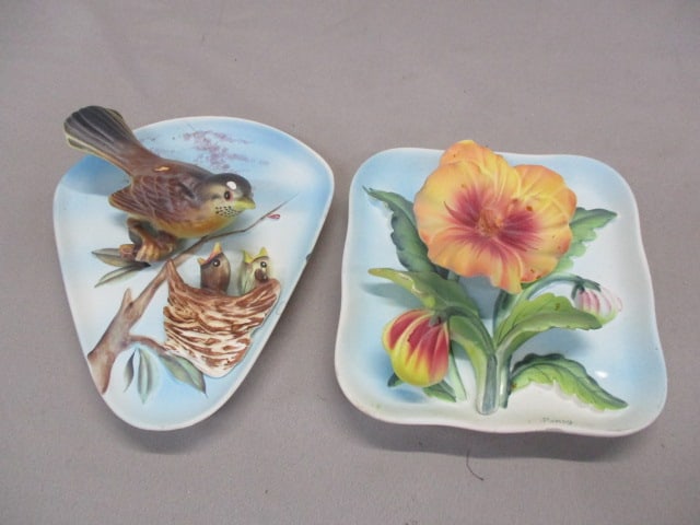 Napco 3D #B4966 Bird Wall Plaque - Napco 3DB4110 Pansy Wall Plaque (1 of 8)