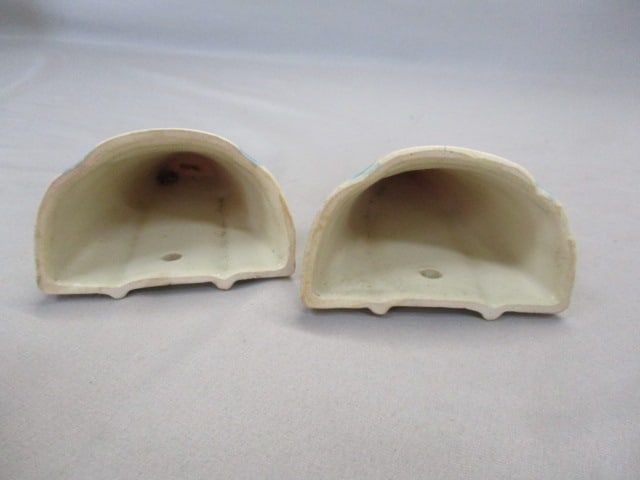 2 Shawnee Pottery Corn Wheat Wall Pockets 5" - 5