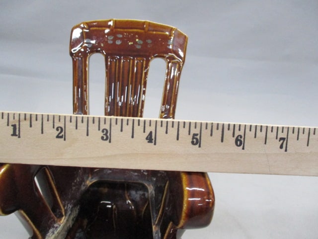 McCoy Pottery Rocking Chair Planter - 5